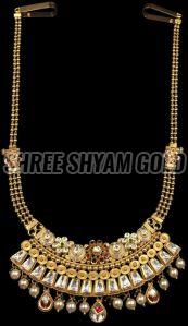 Bridal Rajasthani Gold Long Necklace