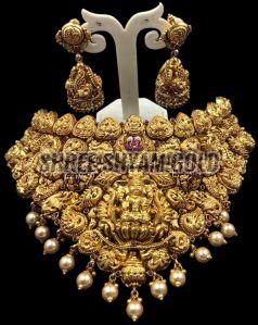 Divya Lakshmi Temple Necklace Set