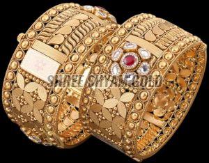 Bangle Fancy Kundan Designer Bangle Set