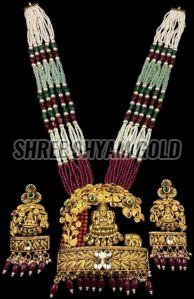Sri Lakshmi Heritage Temple Necklace Set