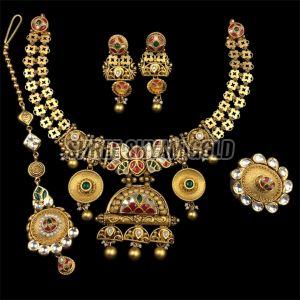 Traditional Meenakari Work Necklace Set