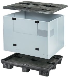 Flc Foldable Plastic Pallet Box
