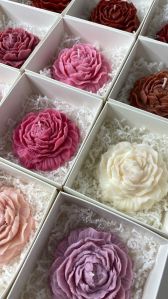 Peony Flower Shaped  Candle