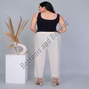 Ladies Royal Mirror Khadi Crochet Pant