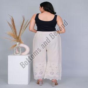 Ladies Weave Khadi Palazzo Pant