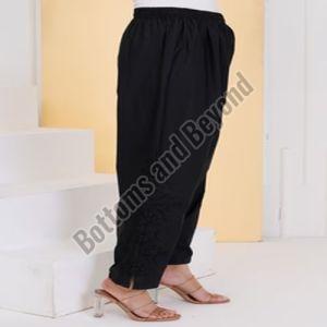 Ladies Black Kashmiri Embroidery Pant
