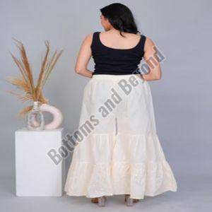 Ladies Beige Sharara Pant