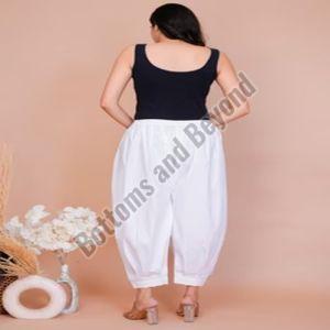 Ladies White Afghani Pant