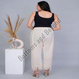 Ladies 3D Khadi Palazzo Pant