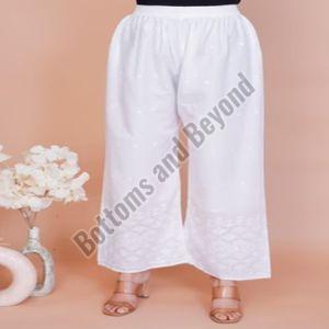 Ladies Floral Chikankari Palazzo