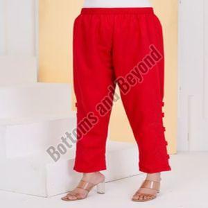 Ladies Red Kashmiri Embroidery Pant