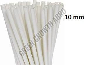 10mm White Paper Wrapped Straw