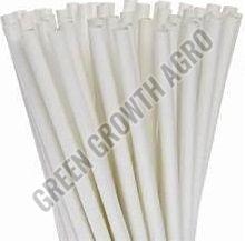 9.5 Inch White Paper Wrapped Straw