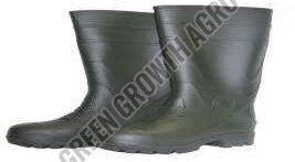 Black High Ankle PU Industrial Shoes