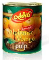Ratnagiri Alphonso Mango Pulp Natural