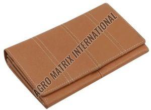 Ladies Brown Leather Wallet