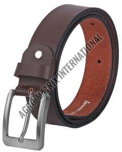 Mens Brown Genuine Leather Belt