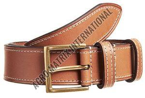 Mens Formal Wear Brown Leather Belt
