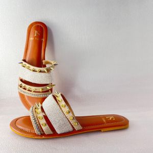 Cocktail Sliders PU Leather Ladies Sandal