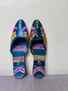 Neela Multi Leather Ladies Mules