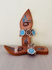 Phool Patti Art Leather Ladies Kolhapuri Slipper