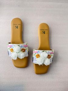 Rose Garden PU Leather Ladies Sandal