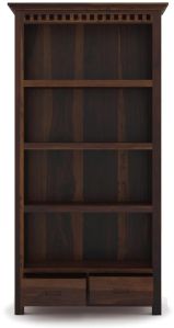 Polished Sheesham Wooden Book Shelf