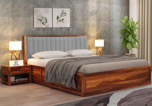 Wooden Double Cot Bed