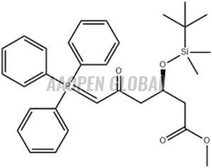 Methyl (3R)-3-[(tert-butyldimethylsilyl)oxy]-5-oxo-6-triphenylphosphoranylidenehexanoate