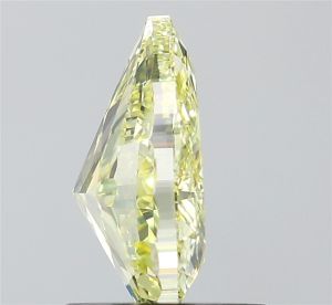 Yellow Pear Shaped Diamond