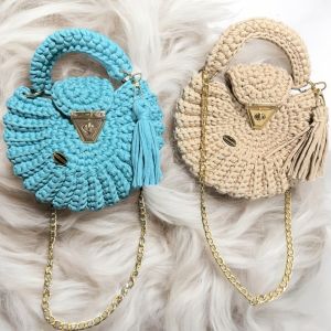 Tshirt Yarn Oreo Bag Crochet