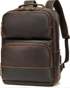 Brown Leather Backpack Bags