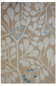 Floral Print Hand Tufted Carpet