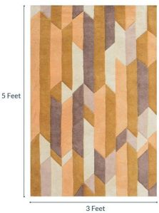 Multicolor Hand Tufted Carpet