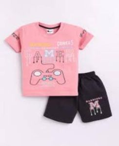 Kids Cotton T Shirt Short Set