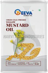 5 Litre Virgin Cold Pressed Yellow Mustard Oil
