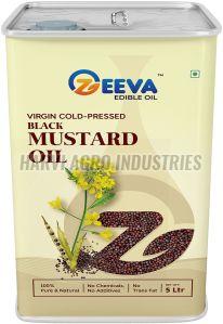 5 Litre Virgin Cold Pressed Black Mustard Oil