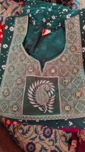 Ladies Half Sleeves Cotton Nightgown