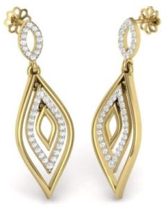 18Kt Gold Lab Grown Diamond Dazzling Earrings