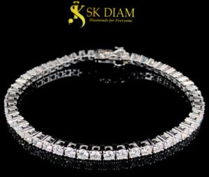 7.2 Carat Dazzle Lab Grown Diamond Tennis Bracelet