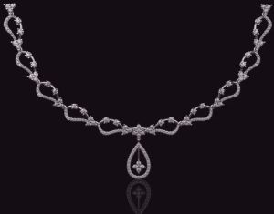 Handcrafted Elegant Lab Grown Diamond Necklace