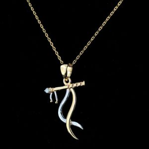 18KT Gold Kanha Desig Pendant