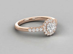 Elegance 18Kt Gold Lab Grown Diamond Ring