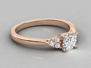 Designer Round Cut Lab Grown Diamond Ring