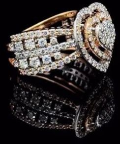 Heart Shape 18KT Gold Lab Grown Diamond Ring