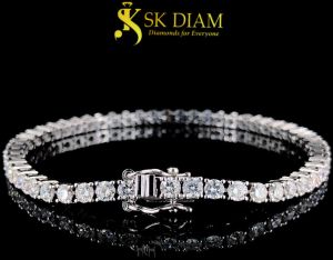 7.2 Carat Dazzle Lab Grown Diamond Tennis Bracelet