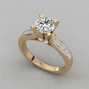 Timeless Elegance 18kt Gold Diamond Ring