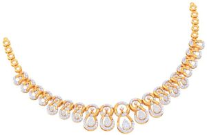 Multicolor Designer Lab Grown Diamond Necklace