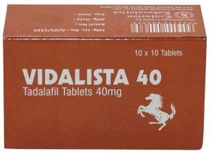 40mg Vidalista Tadalafil Tablets