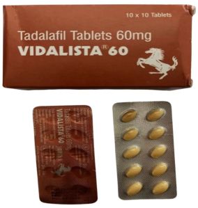 60mg Vidalista Tadalafil Tablets